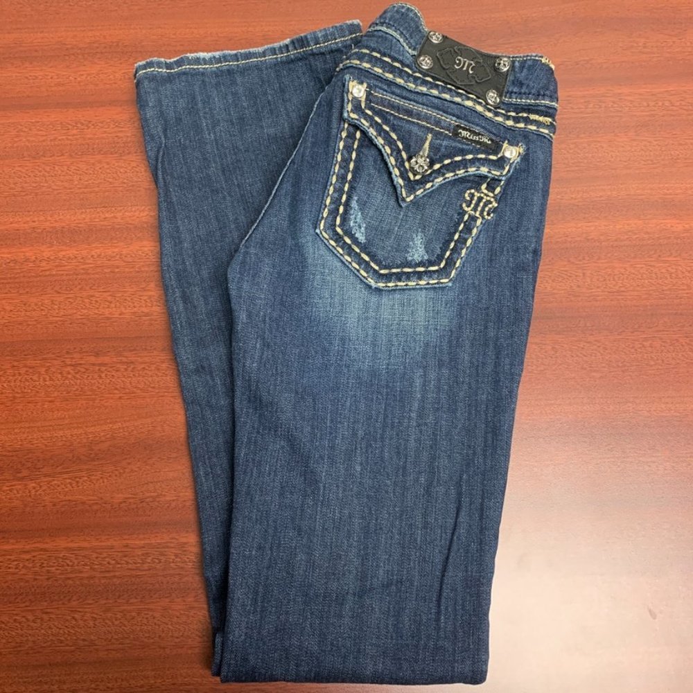 Miss Me Women’s Dark Blue Boot Cut Jeans
